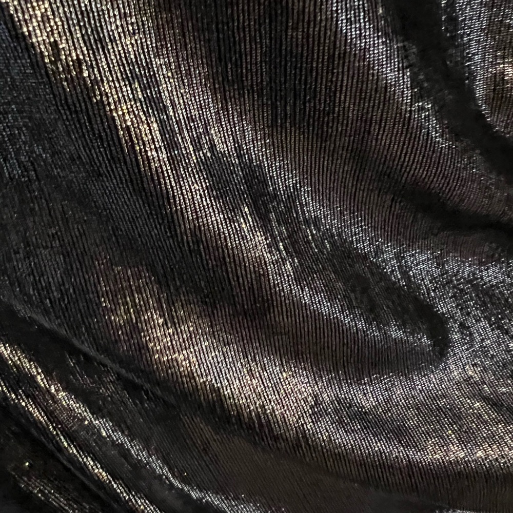 Misha Metallic Silver Asymmetrical Dress - Picture 7 of 13